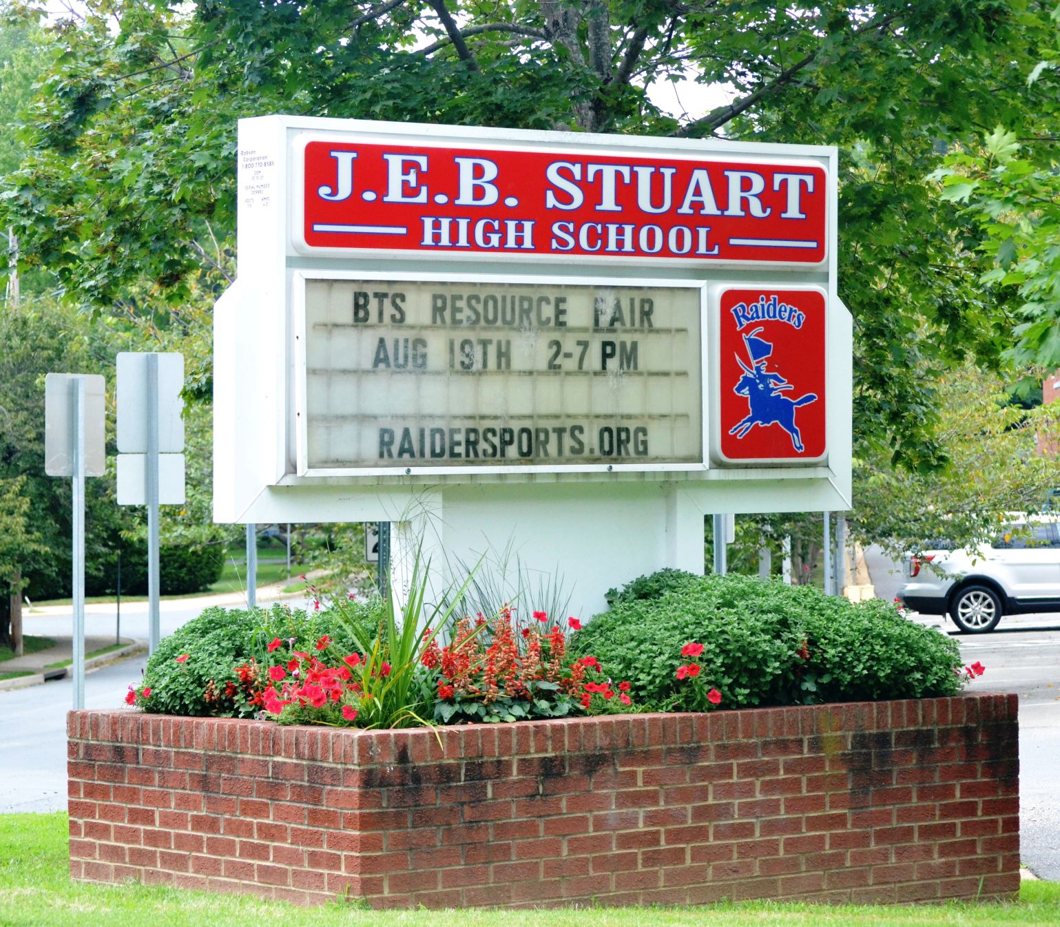 School sign